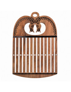 Viking hevelweefgetouw met paardenhoofden