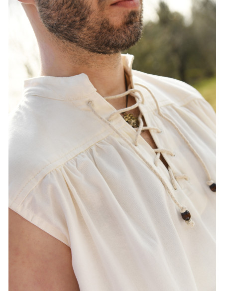 Camisa medieval sin mangas modelo...