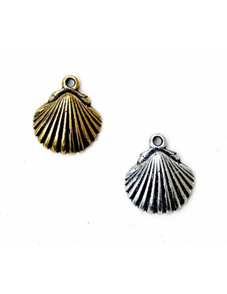 Middelalderlig pilgrimsskal vedhæng...