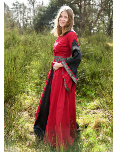 Mittelalterliches Kleid des edlen Modells Bliaut,... 2