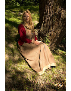 Ärmelloses keltisches Wollkleid