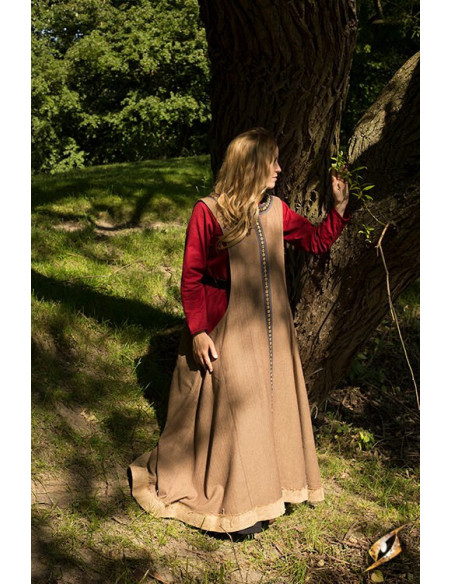 Vestido Celta de lana sin mangas