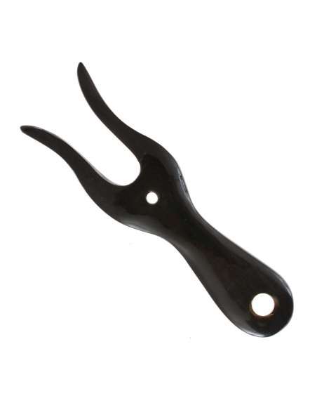 Middelalderlampe lavet af bøffelhorn