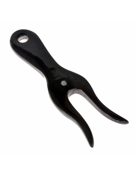 Middelalderlampe lavet af bøffelhorn