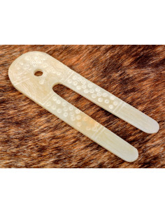 Wikingerlampe aus Knochen (10x3,5 cm.) 2