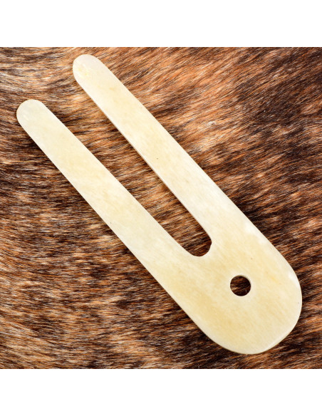 Vikingelampe lavet af ben (10x3,5 cm.)