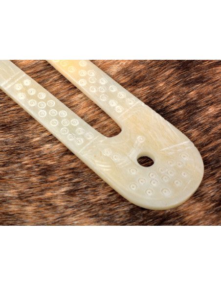 Luceta Vikinga hecha en hueso (10x3,5... Luceta Vikinga hecha en hueso (10x3,5...