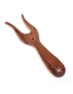 Traditionelle mittelalterliche Holzlampe (16x4,5 cm.)