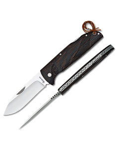 Jagdmesser aus Albainox-Wengeholz (21,8 cm)