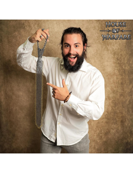 Corbata de cota de malla con anillas... Corbata de cota de malla con anillas...