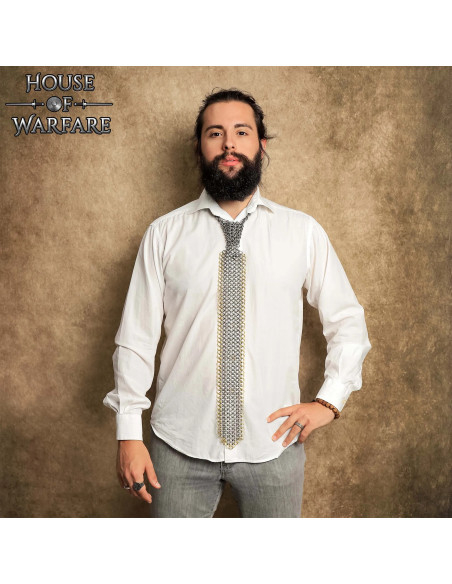 Corbata de cota de malla con anillas... Corbata de cota de malla con anillas...