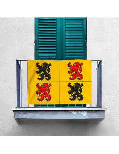 Middelalderbanner Hainaut, provins i Kongeriget Belgien... 2