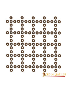 Set 50 arandelas latonadas envejecidas 2