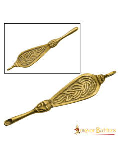 Viking oorreiniger in messing 2