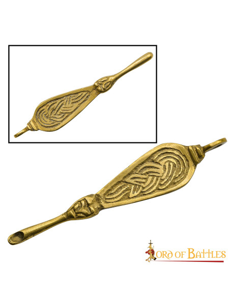 Viking oorreiniger in messing