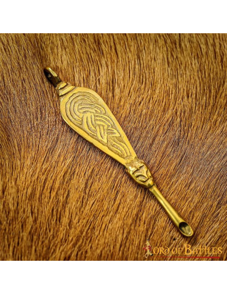 Viking oorreiniger in messing