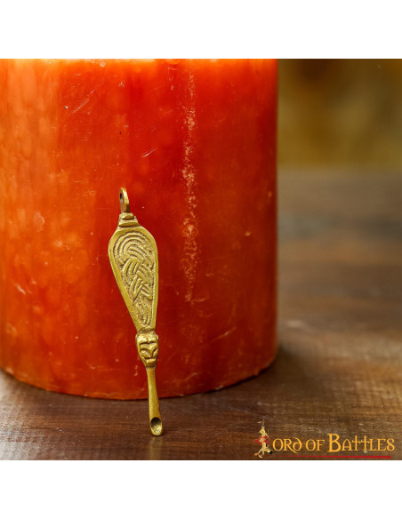 Viking oorreiniger in messing