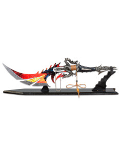 Tole10 Snakes Ornament Kniv, med base