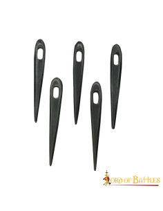 Set mit 5 Wikinger-Hornnadeln (6 cm).