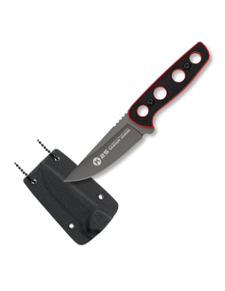 Cuchillo botero G-10 Rojo-Negro marca...