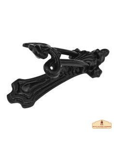 Aldaba gótica medieval de hierro hecha a mano ( 20,3 cm.) 2