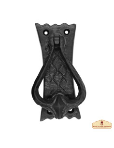 Aldaba medieval de hierro fundido modelo rústico ( 12 cm.)
