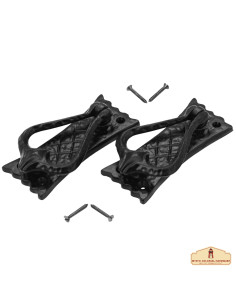 Aldaba medieval de hierro fundido modelo rústico ( 12 cm.) 2