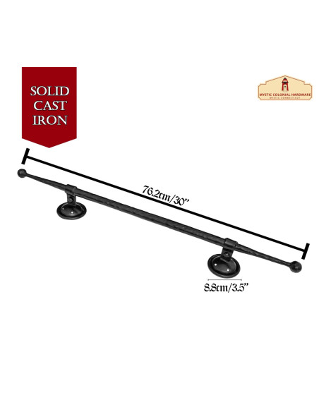 Tirador hierro forjado a mano tamaño... Tirador hierro forjado a mano tamaño...