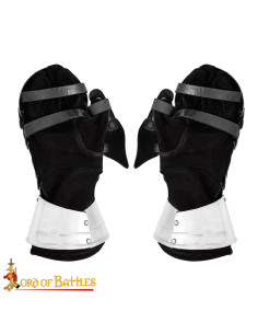 Mittelalterliche Stahlhandschuhe Modell Bivalvo (16 g.) 2