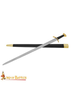 Espada vikinga decorativa cinco lóbulos (94 cm.) 2