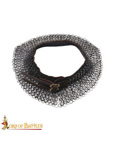 Gorjal medieval cota de malla acero inox. (9 mm.) 2