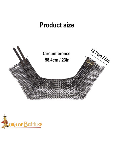 Mittelalterlicher Kettenhemd-Kragen...