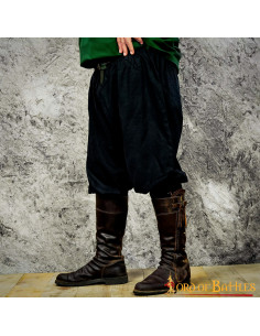 Mittelalterliche Hose Modell Almogavar, schwarz 2