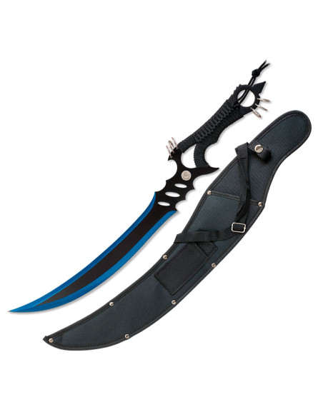 Albainox fantasy machete Ringe model, blå