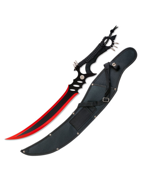 Albainox mærke fantasy machete Ringe model, rød