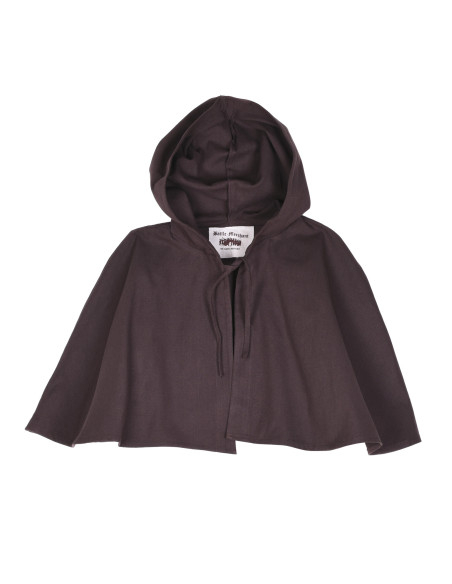 Capa medieval corta y abierta con...