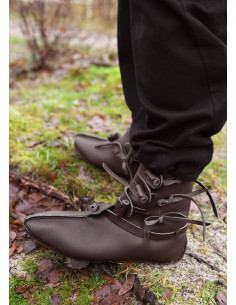 Botas vikingas Buskins en marrón oscuro 2