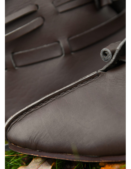 Botas vikingas Buskins en marrón oscuro