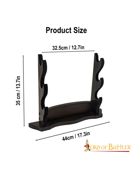 Soporte madera de mesa tres niveles,... Soporte madera de mesa tres niveles,...