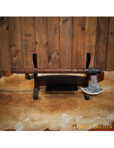 Soporte madera de mesa dos niveles, para espadas 2