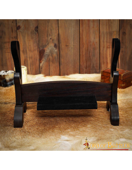 Soporte madera de mesa dos niveles,...