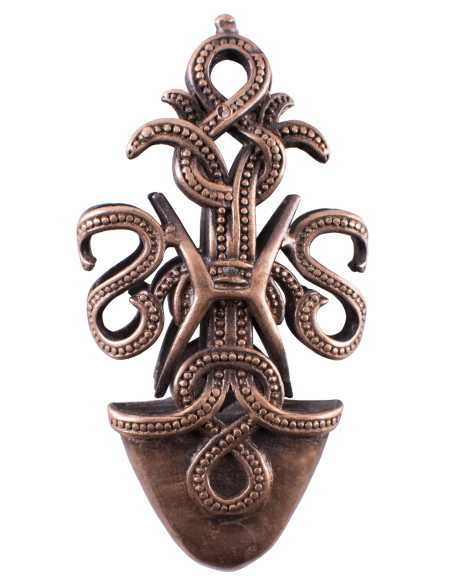 Decoración punta vaina espada vikinga...