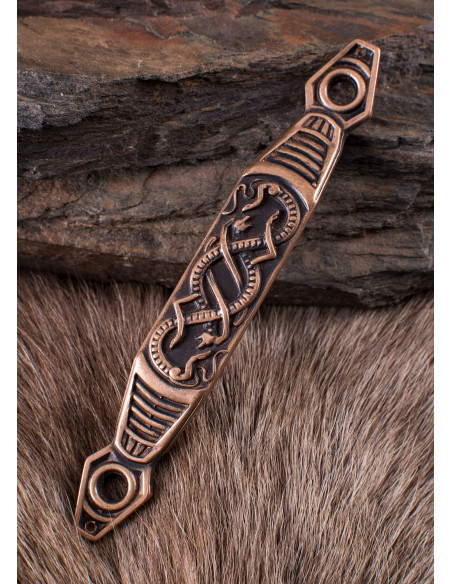 Schedegesp voor riem, slangenontwerp