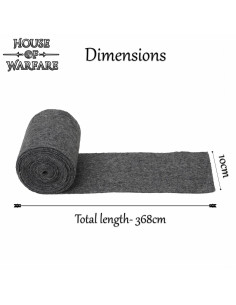 Viking-Winingas aus Wolle, gedreht (368 cm.) 2