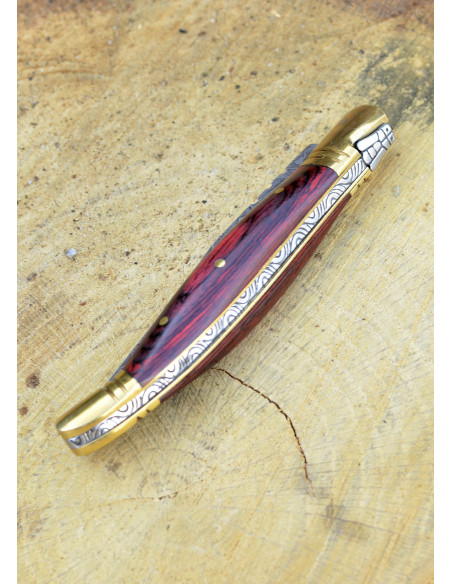 Navaja acero damasco estilo Laguiole...