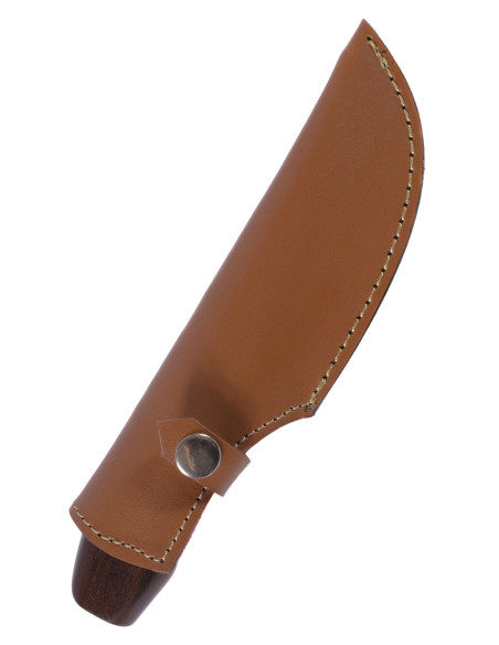 Jagtkniv i stål med læderskede (20 cm.) Jagtkniv i stål med læderskede (20 cm.)