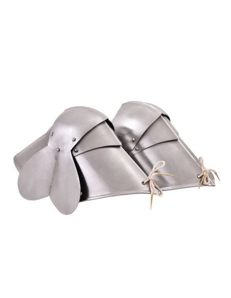 Gotische Knieschützer aus Stahl 1,6...