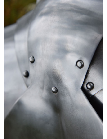 Gotische Knieschützer aus Stahl 1,6...