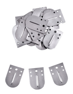 Packung mit 25 Stück für Lamellenpanzerung mit Rippen (25...