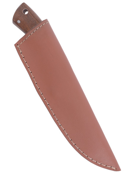 Damaskus blad udendørs kniv med skede...